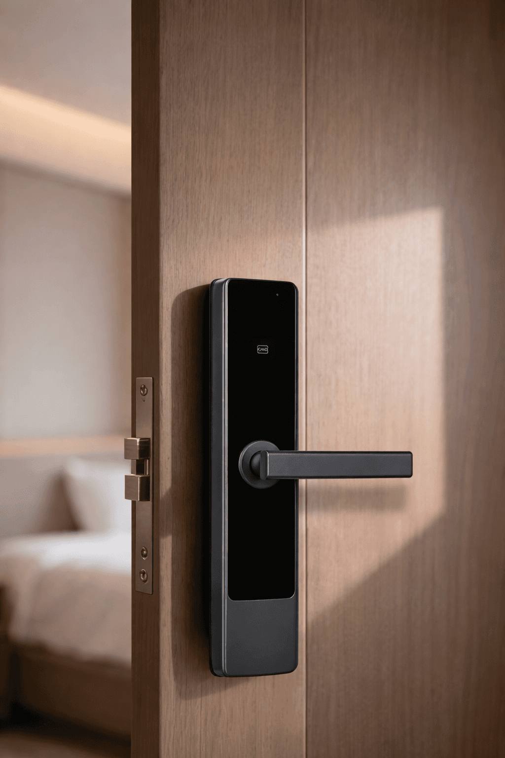 a red, blue and green fluid painting on a black background