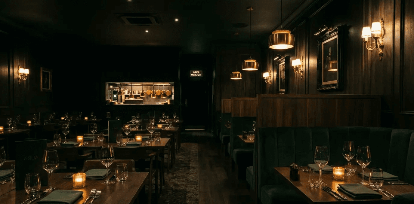 Interior of the Vesper dining room
