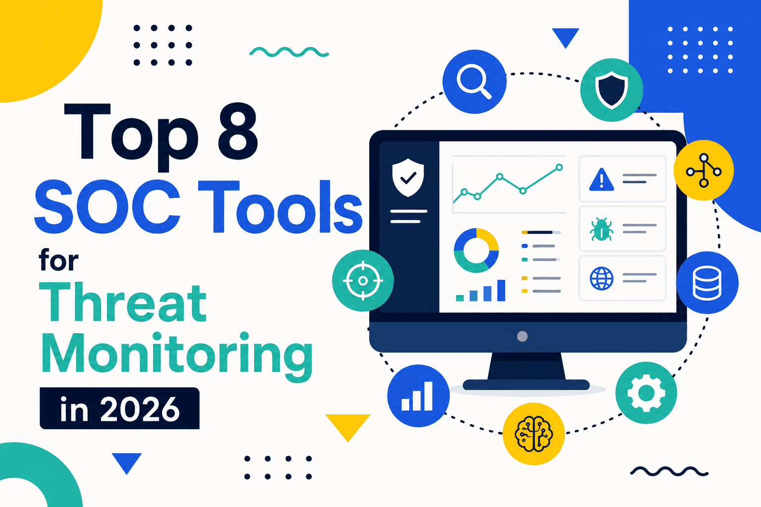 Top SOC tools for threat monitoring and compliance overview.
