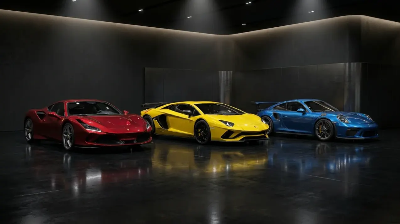 Fahrzeugsammlung european sportcars I Sammlung versichern Lions Group 