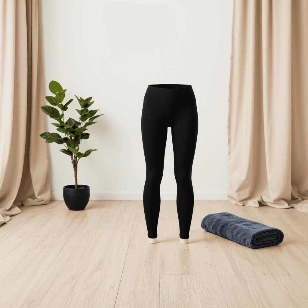 product photography of leggings