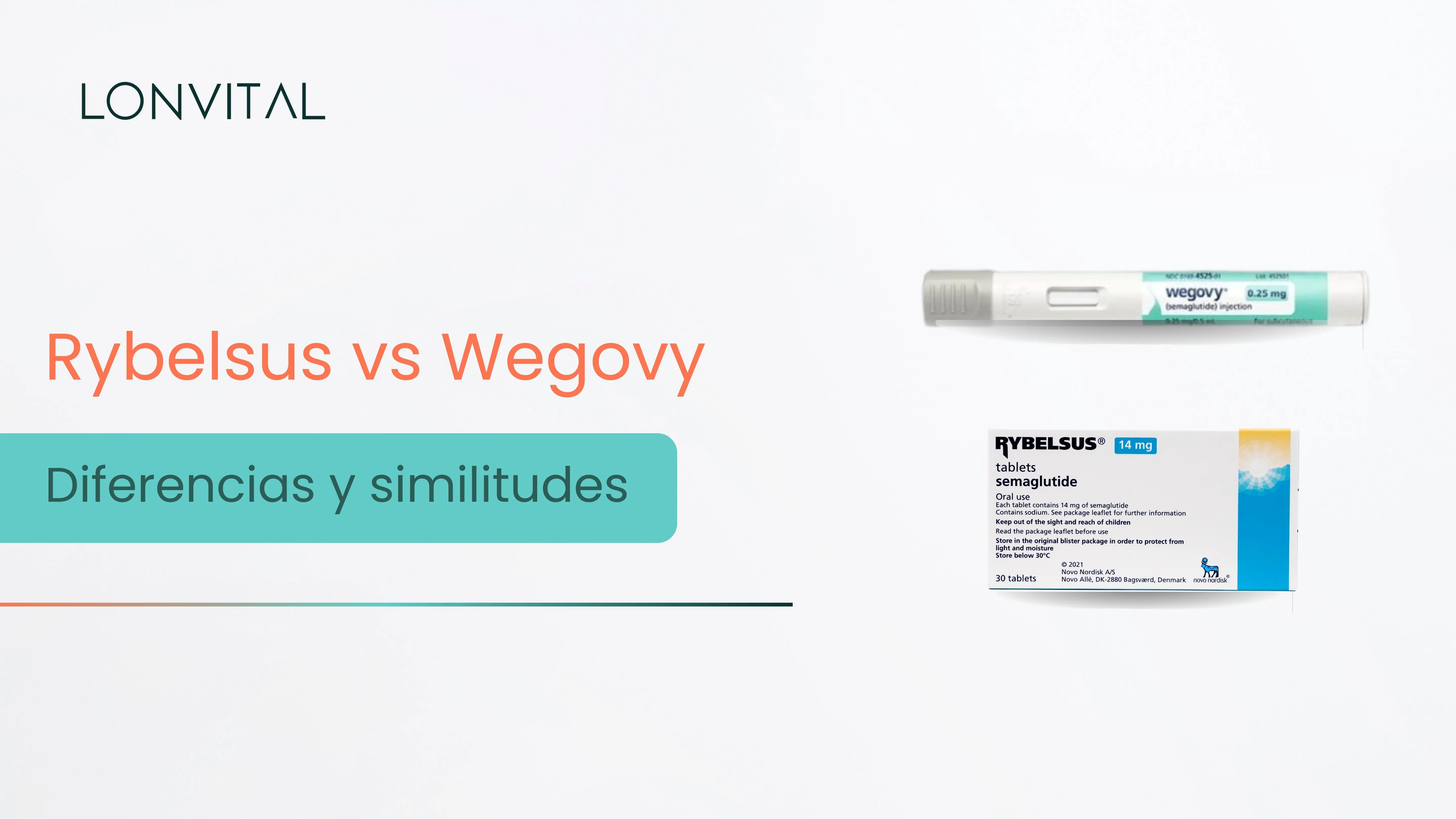 Rybelsus vs Wegovy | Diferencias y similitudes