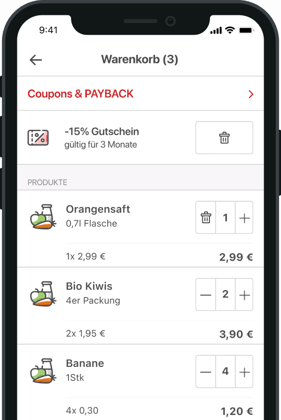 shopreme scan and go app screen - Self-Checkout solutions