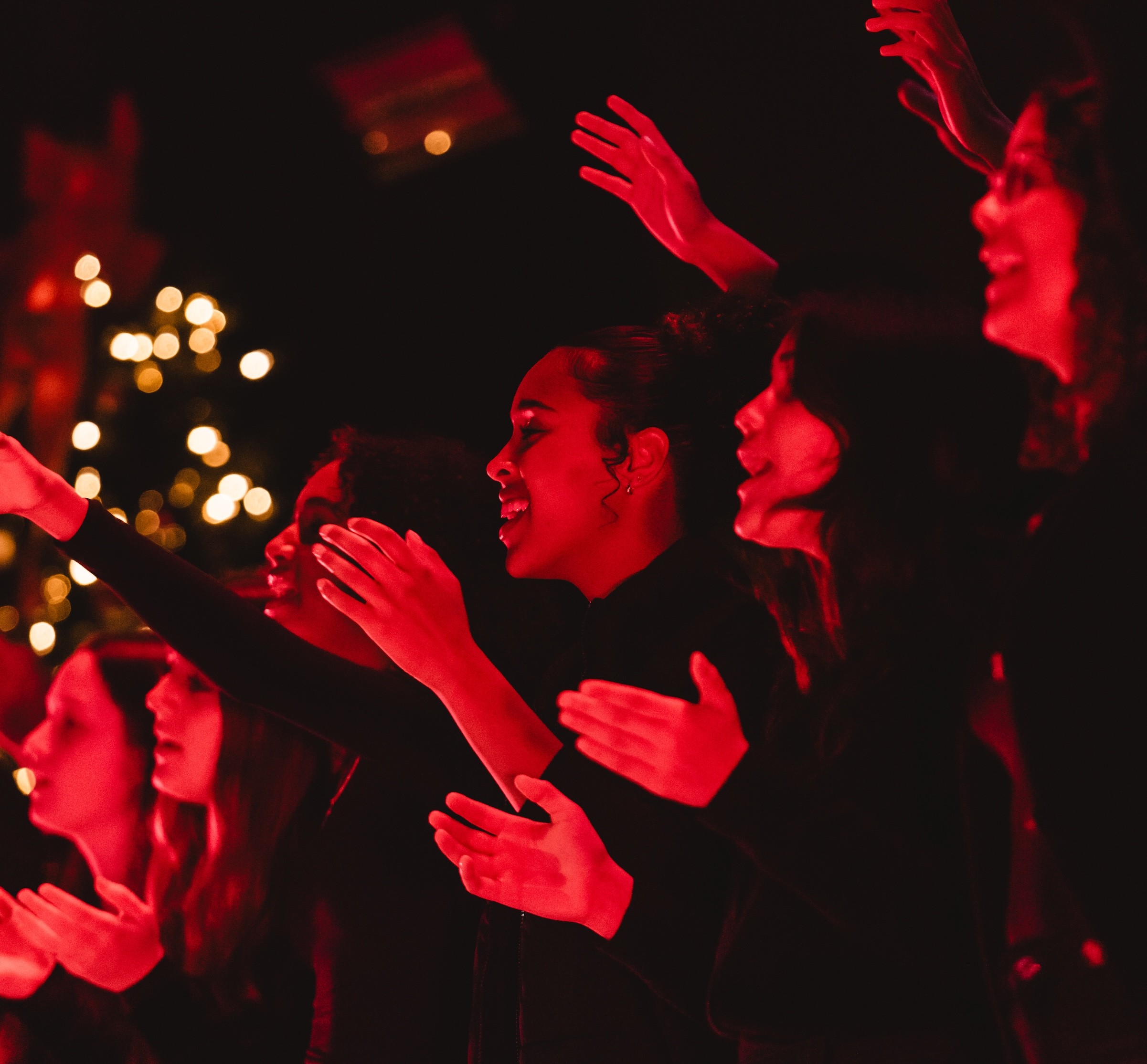 Praying People at Victory City Church