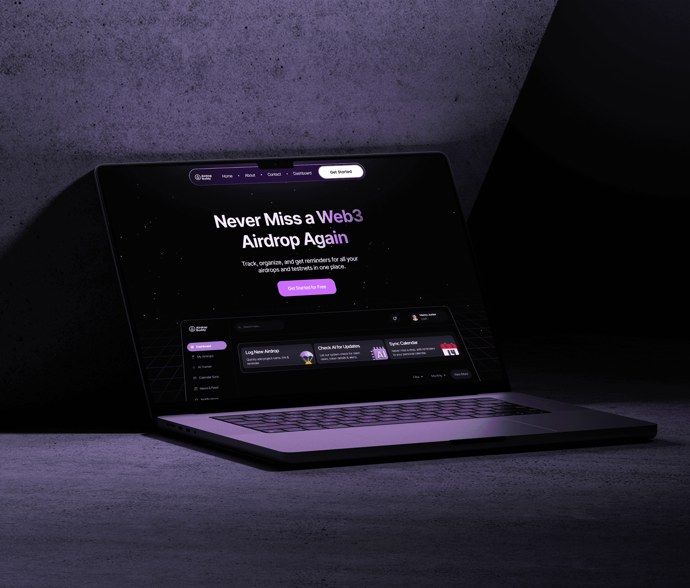 Airdrop Buddy Website