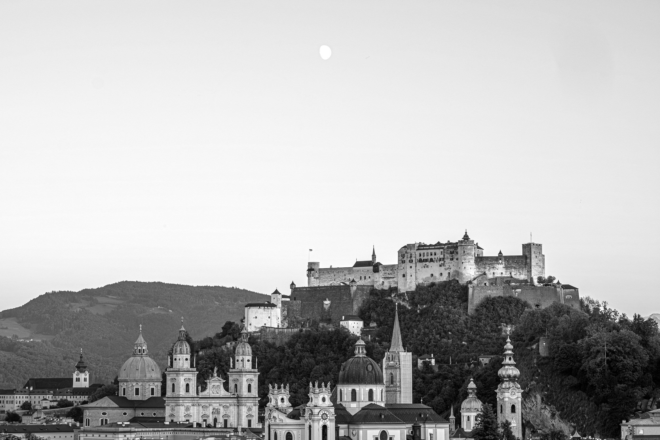 Private jet charter to Salzburg Austria - Mozart birthplace and Alpine gateway
