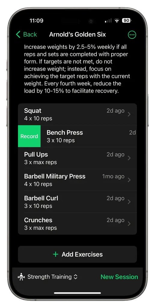 Workout Planner