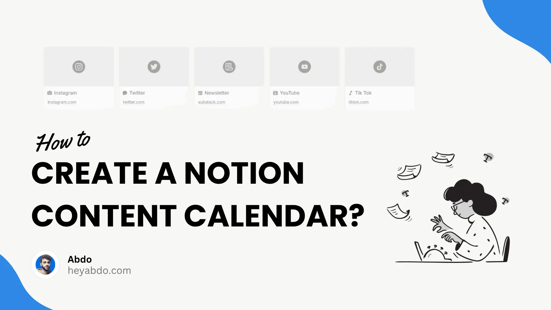 Create a Notion Content Calendar