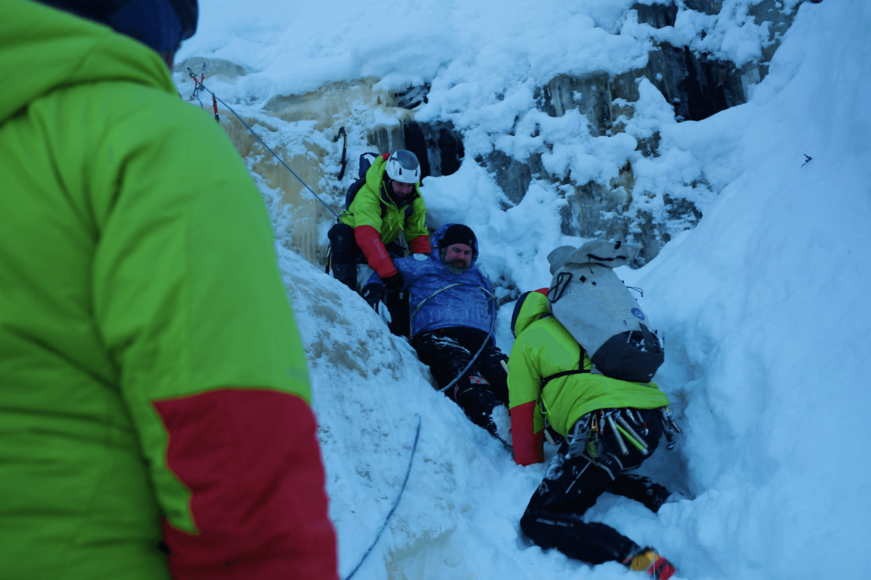 Broken ankle in the mountains