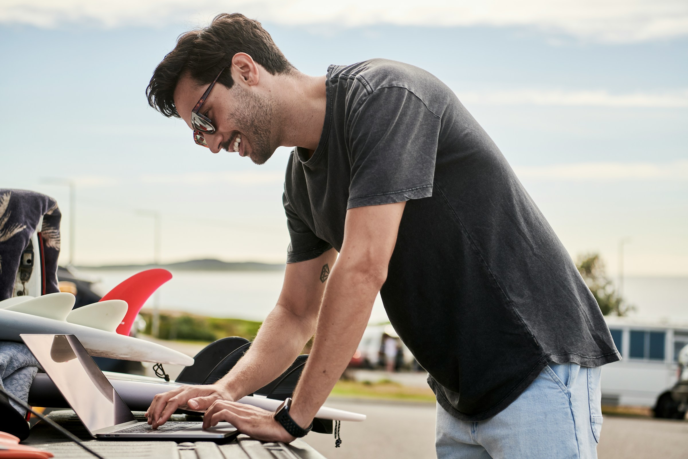 man happy to work - Research Collaboration Software