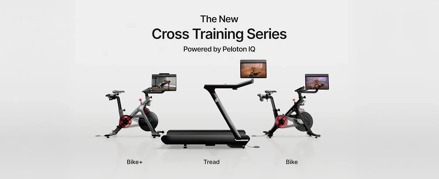 Peloton Amazon Brand Store hero module for the Cross Training Series