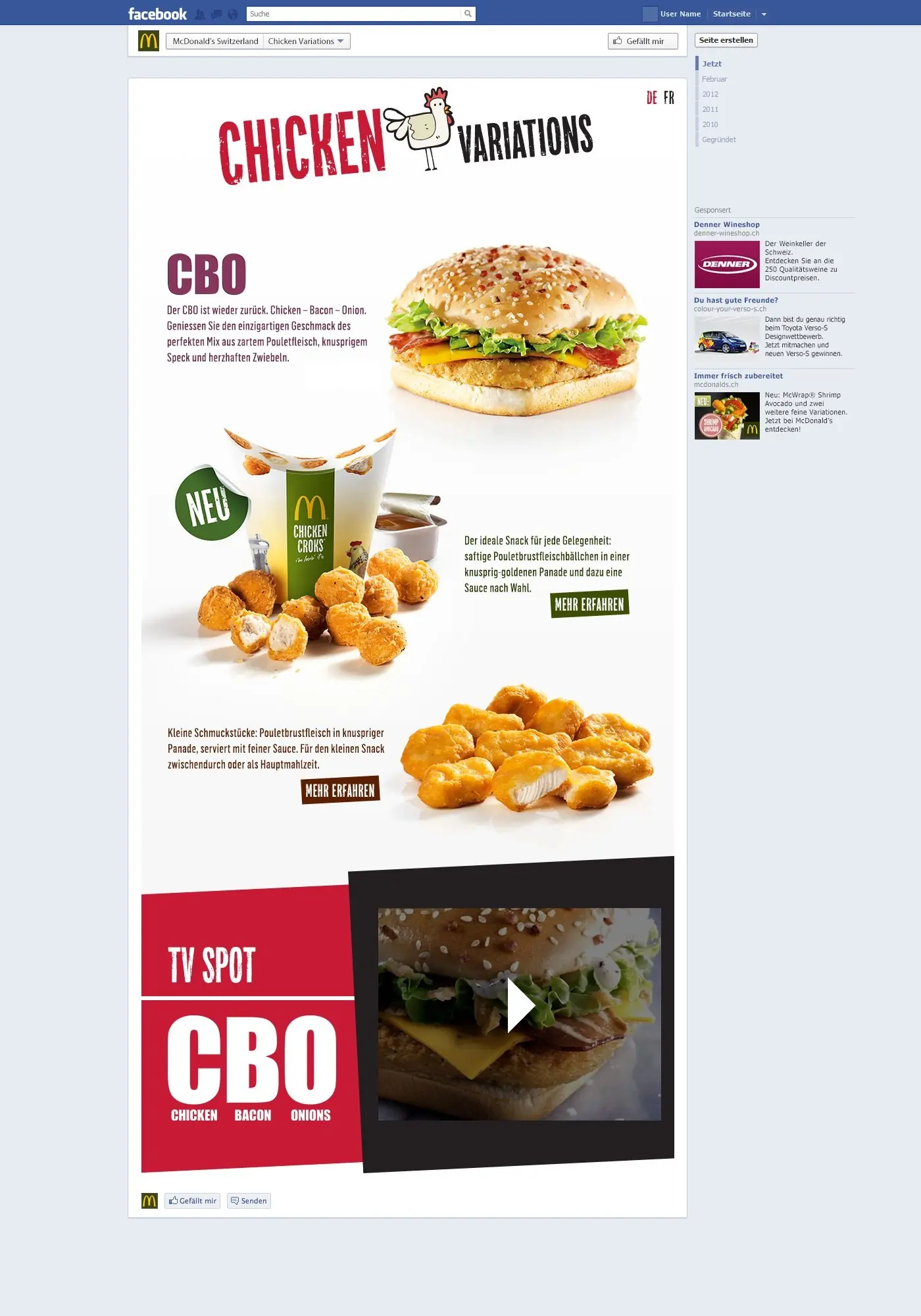 McDonald’s – Chicken Croks