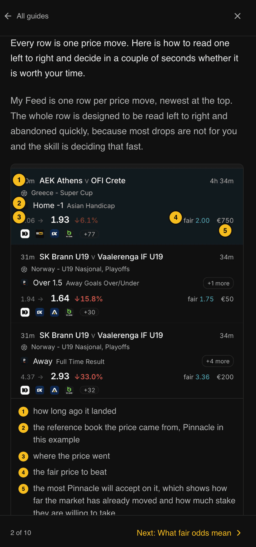ValueBetFactory tracking