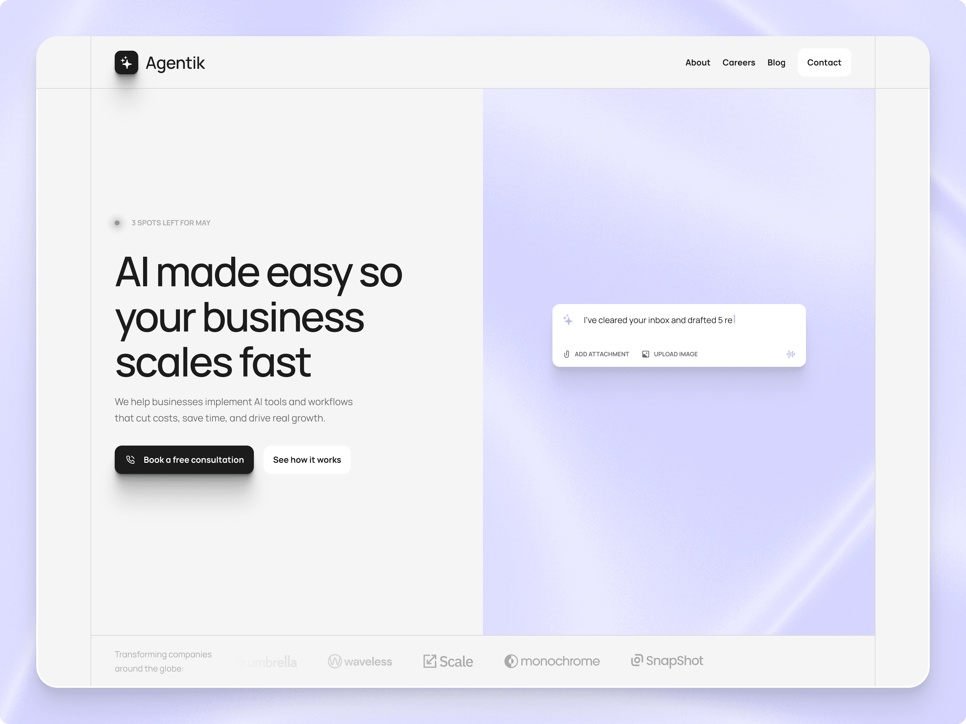 Agentik Framer Template for AI Agencies