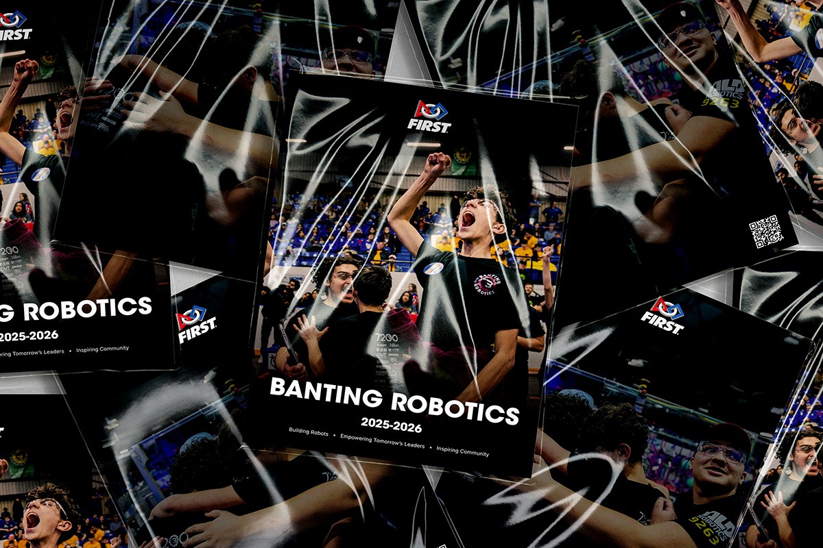 Image of Banting Robotics magazines in a pile