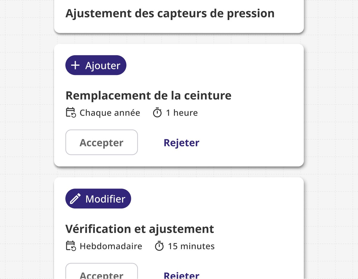 AI-powered maintenance insights from Binder to identify inefficiencies and optimize intervention planning.