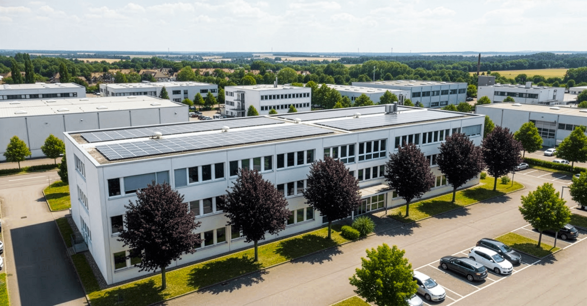 Dynamic picture of a cyclist riding downhill