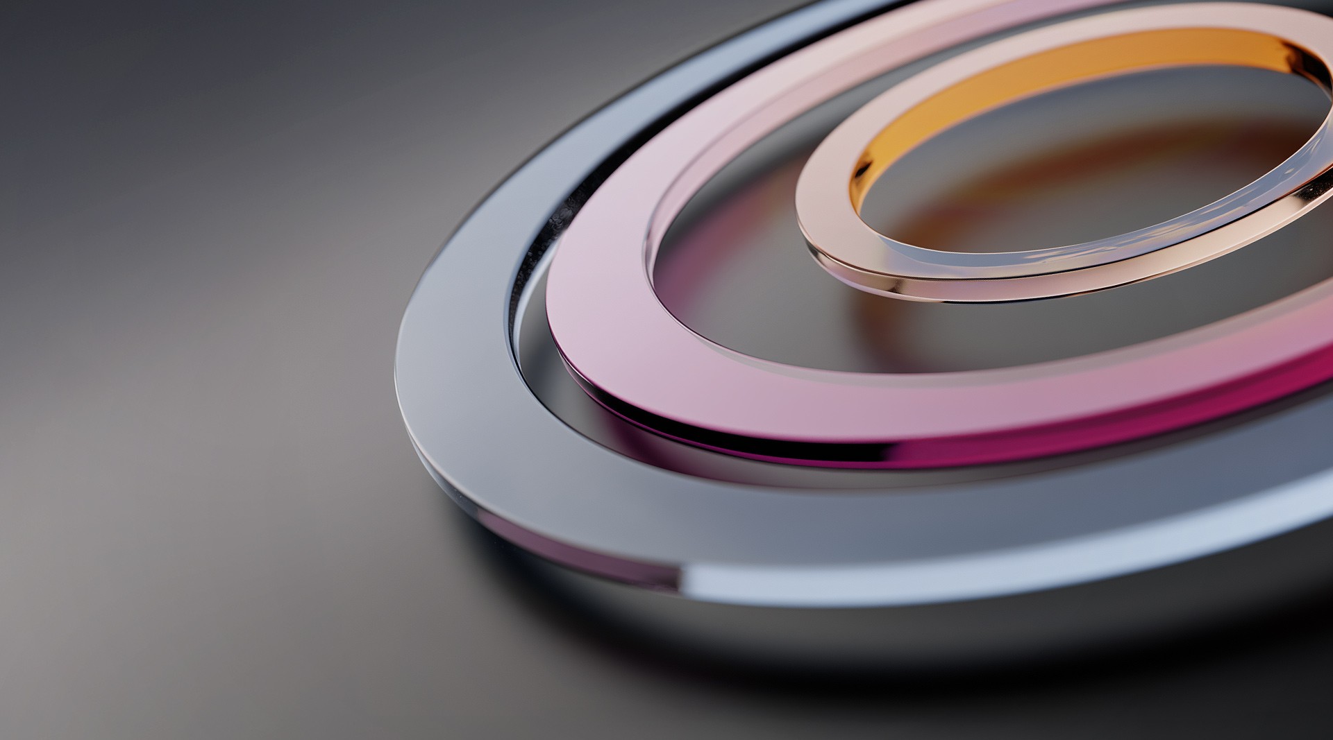 AI generated image representing the concept of compound value and growth as colourful concentric rings