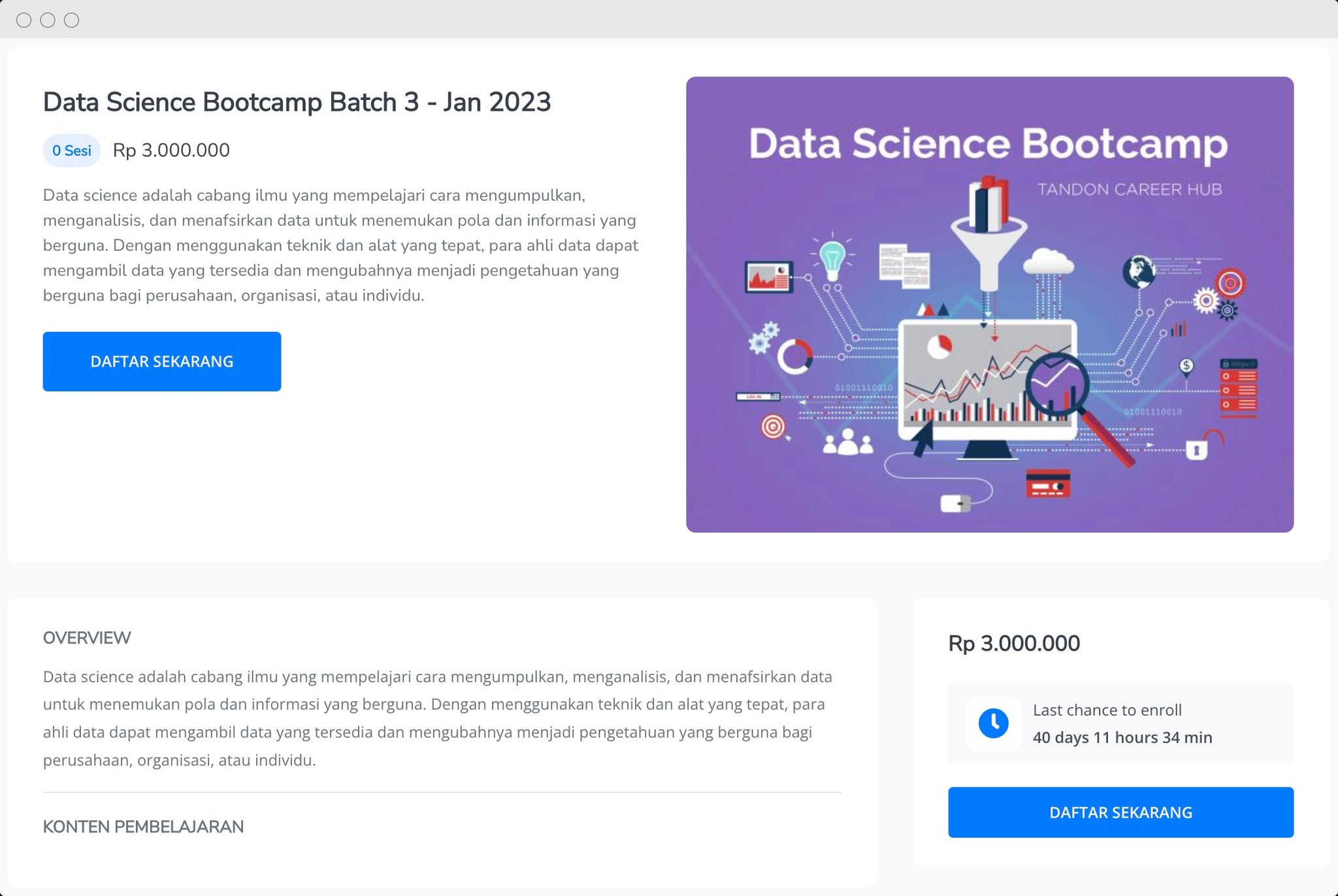 lms bootcamp mayar cohort