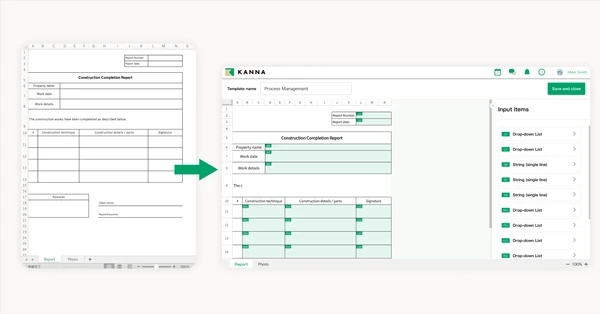 Easy to use formats for reporting | Kanna