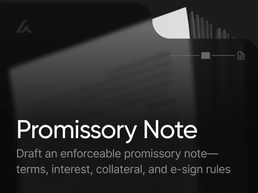 Promissory Note Template