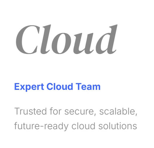 the expert cloud team