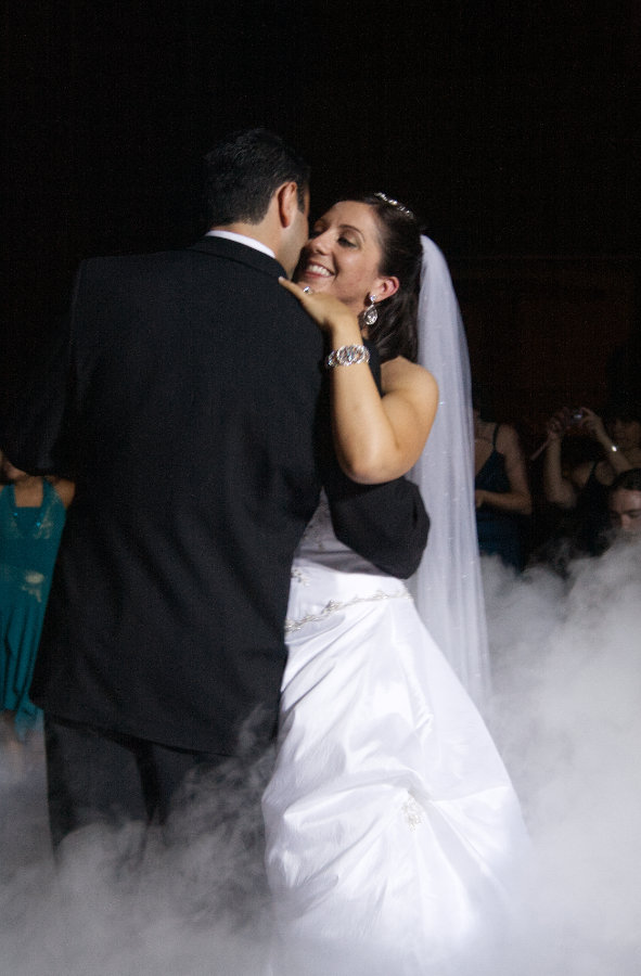 Elegant event space filled with music and movement