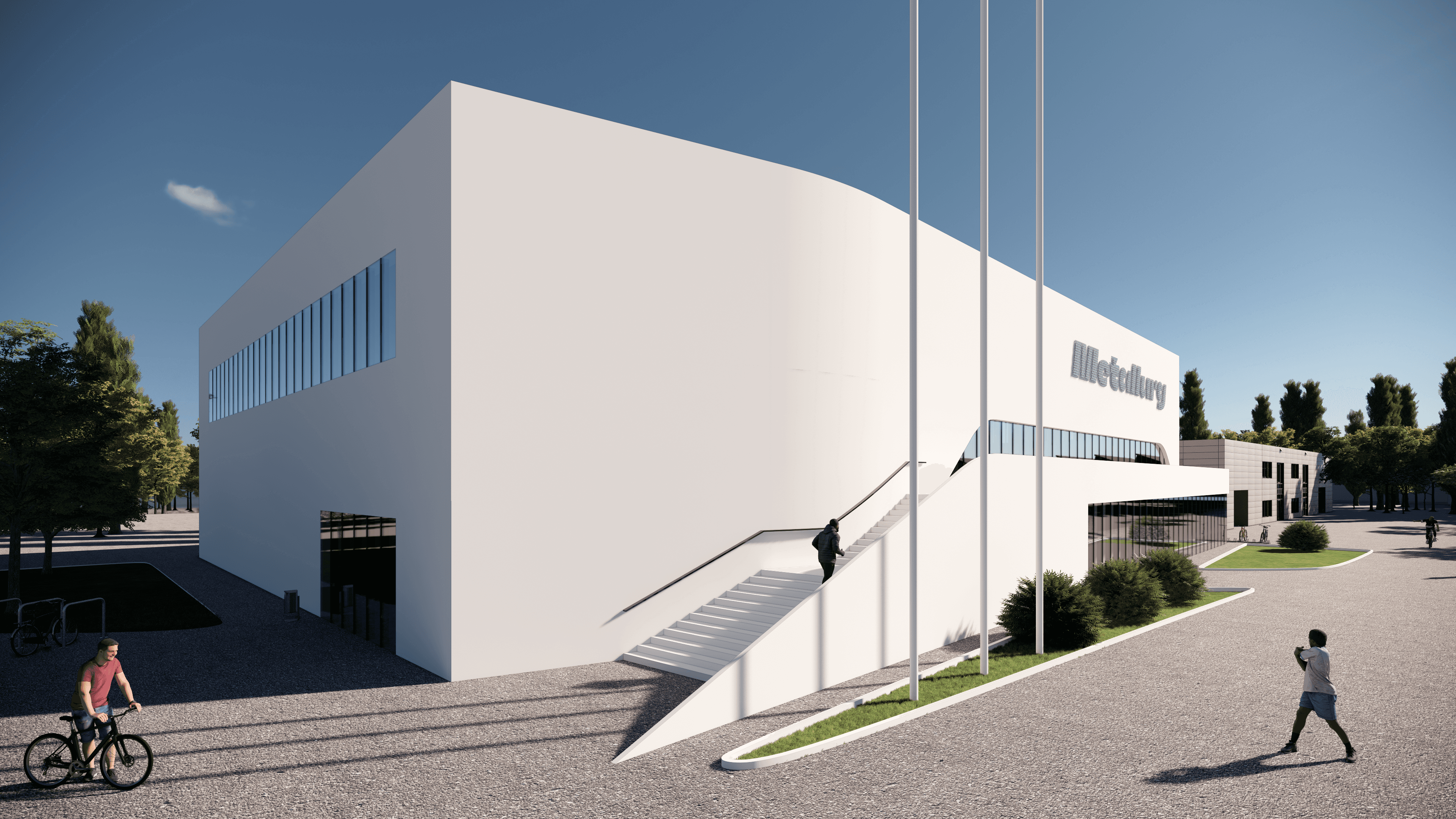 Архитектурная визуализация СК Металлург в Бекабаде