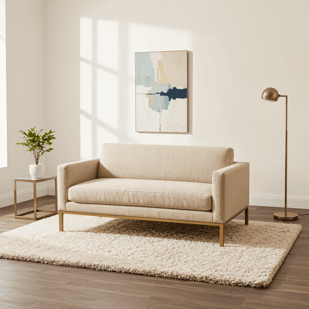 product photography of Luxury furniture item designed for comfortable seating