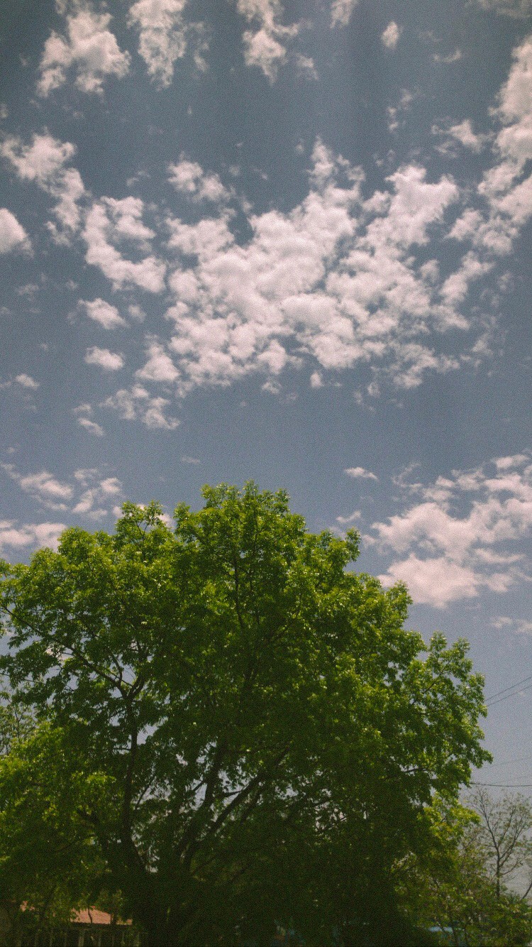 Photo of a cloudy sunny day