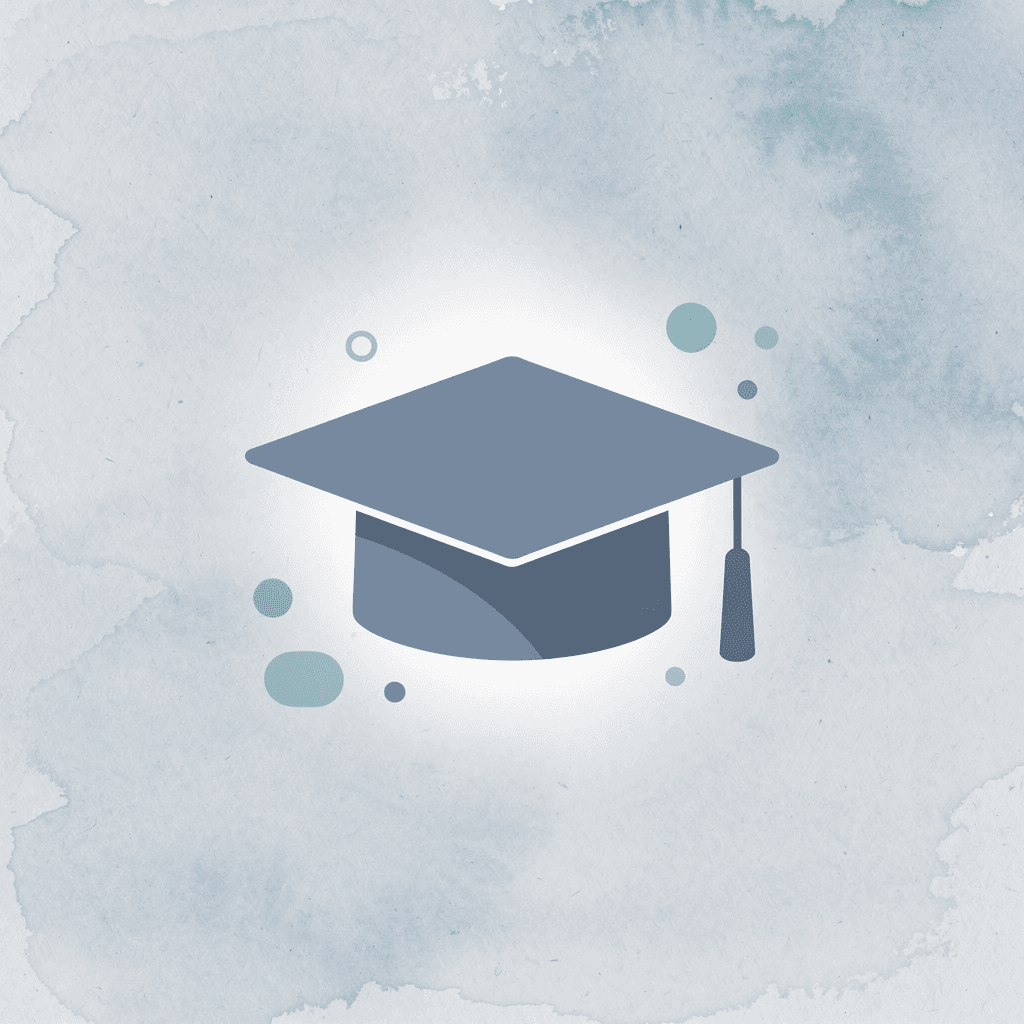 Graduation cap highlighting kindergarten homeschooling success