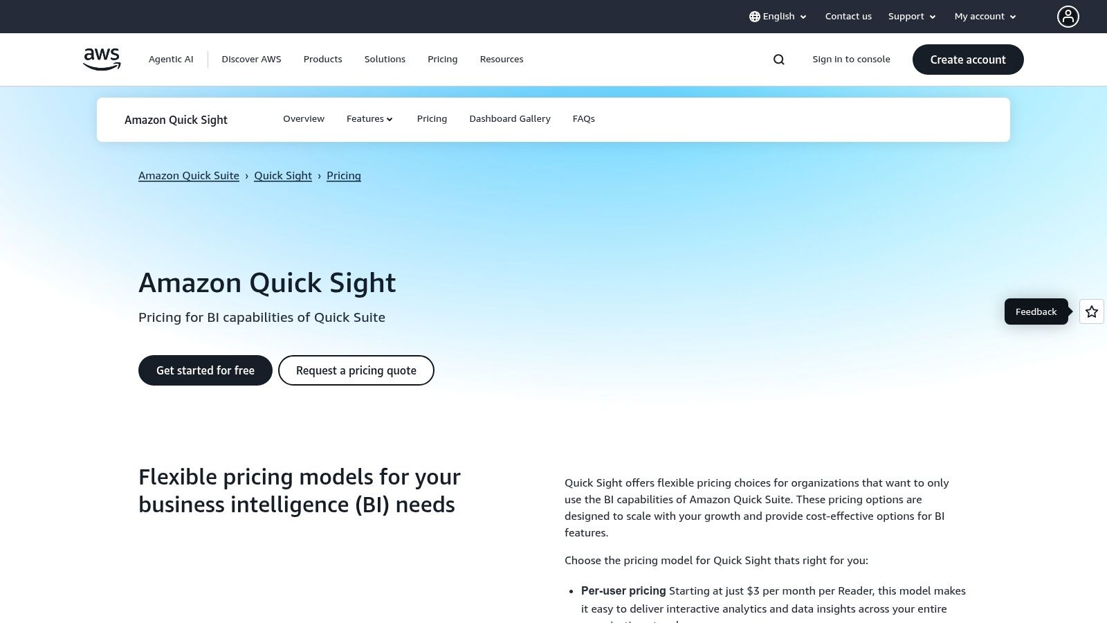 Amazon QuickSight