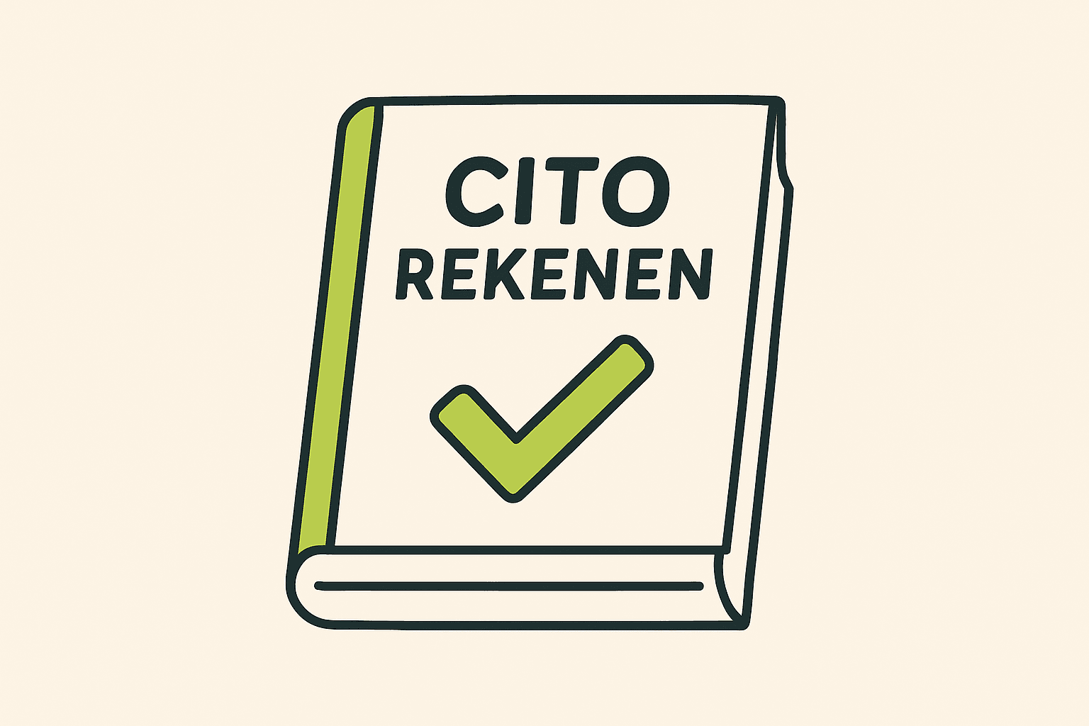 Gesloten boek met 'CITO rekenen' erop.