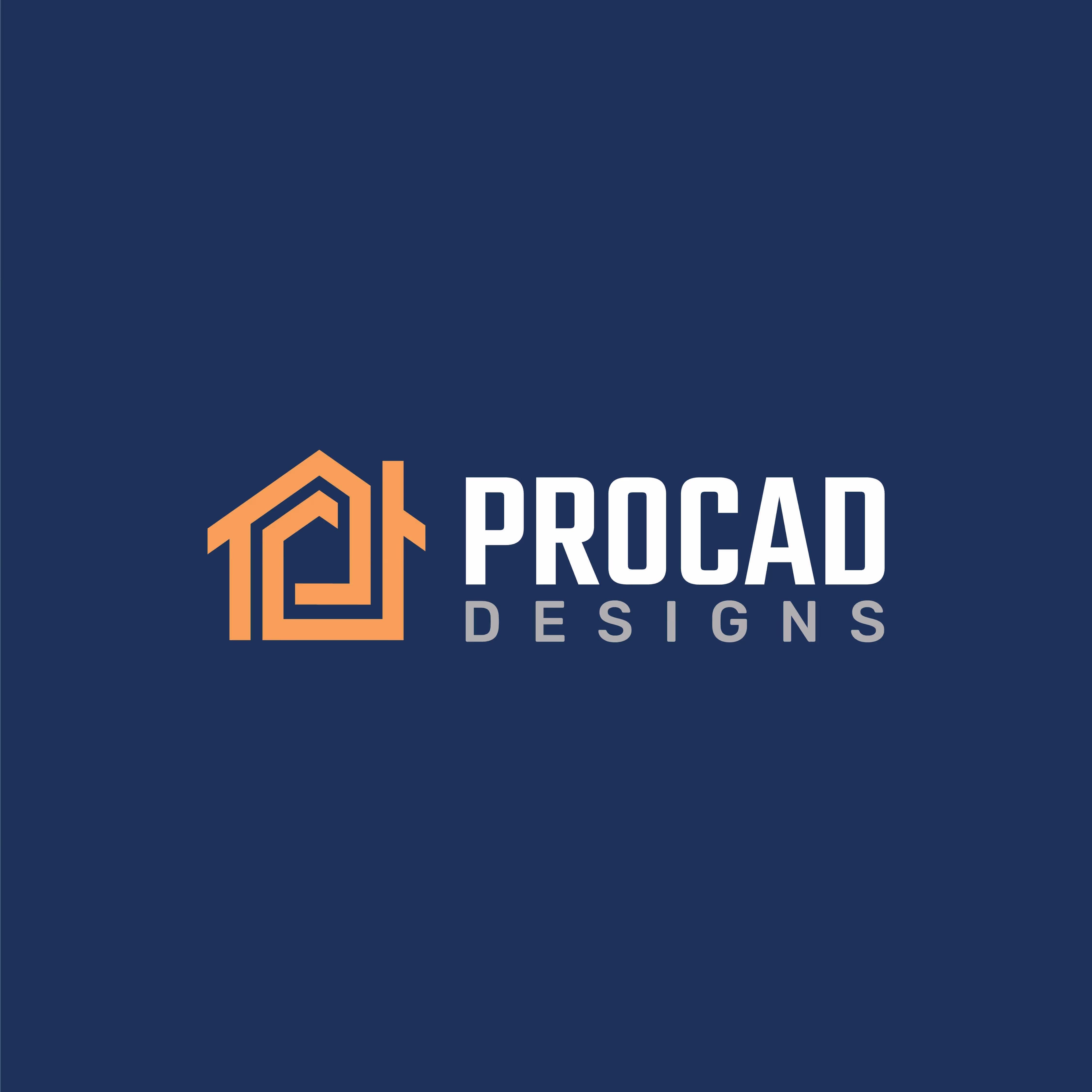 PROCAD Designs visual identity elements and brand graphics