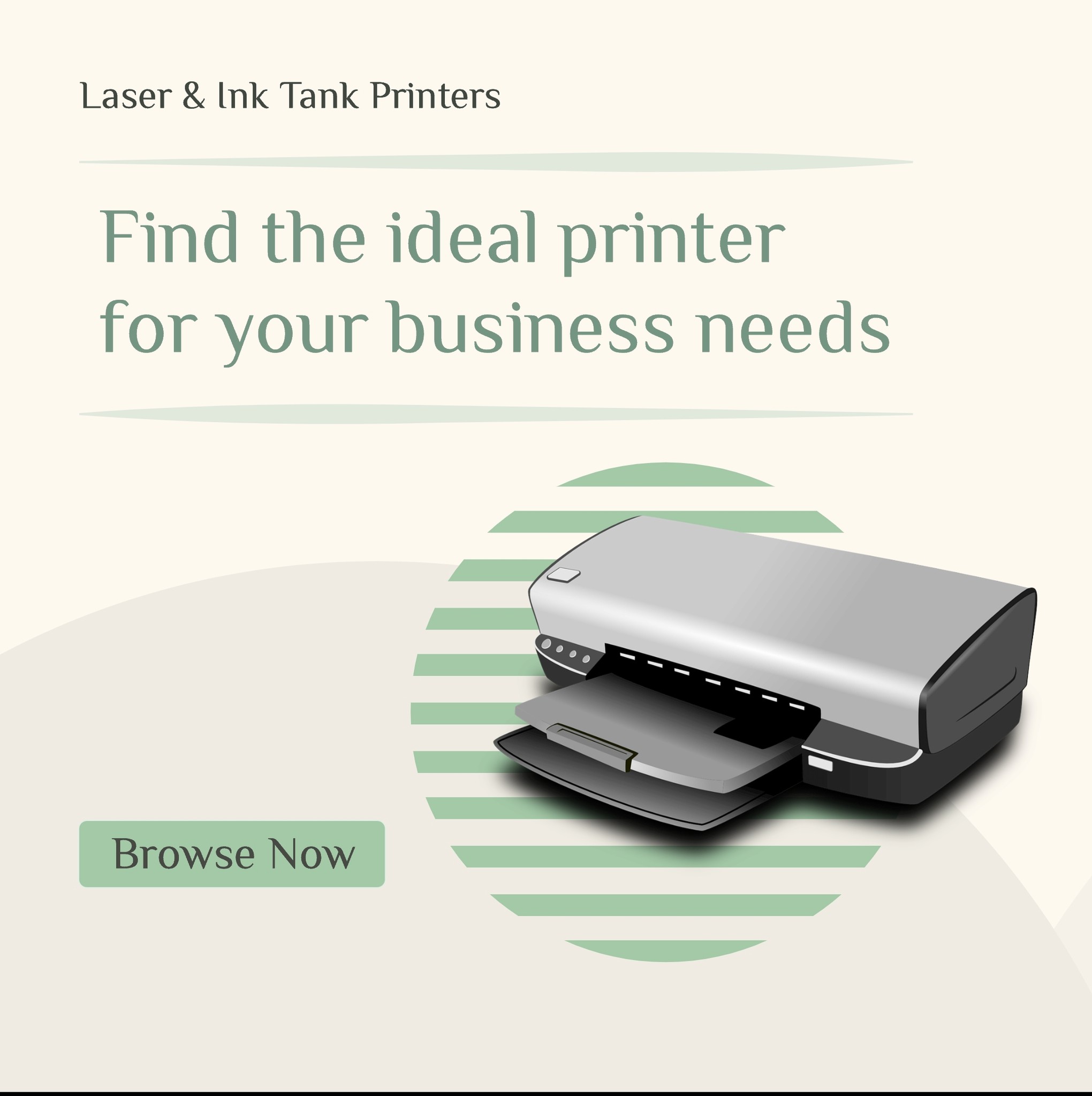 Printer LinkedIn Ad - generatedWithSivi