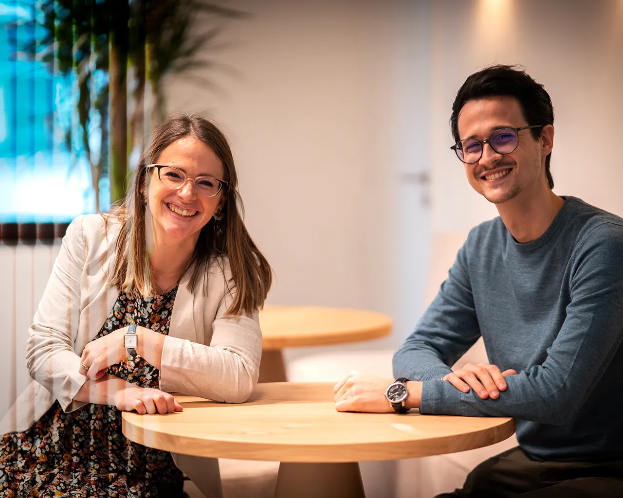 Superlinear team members smiling