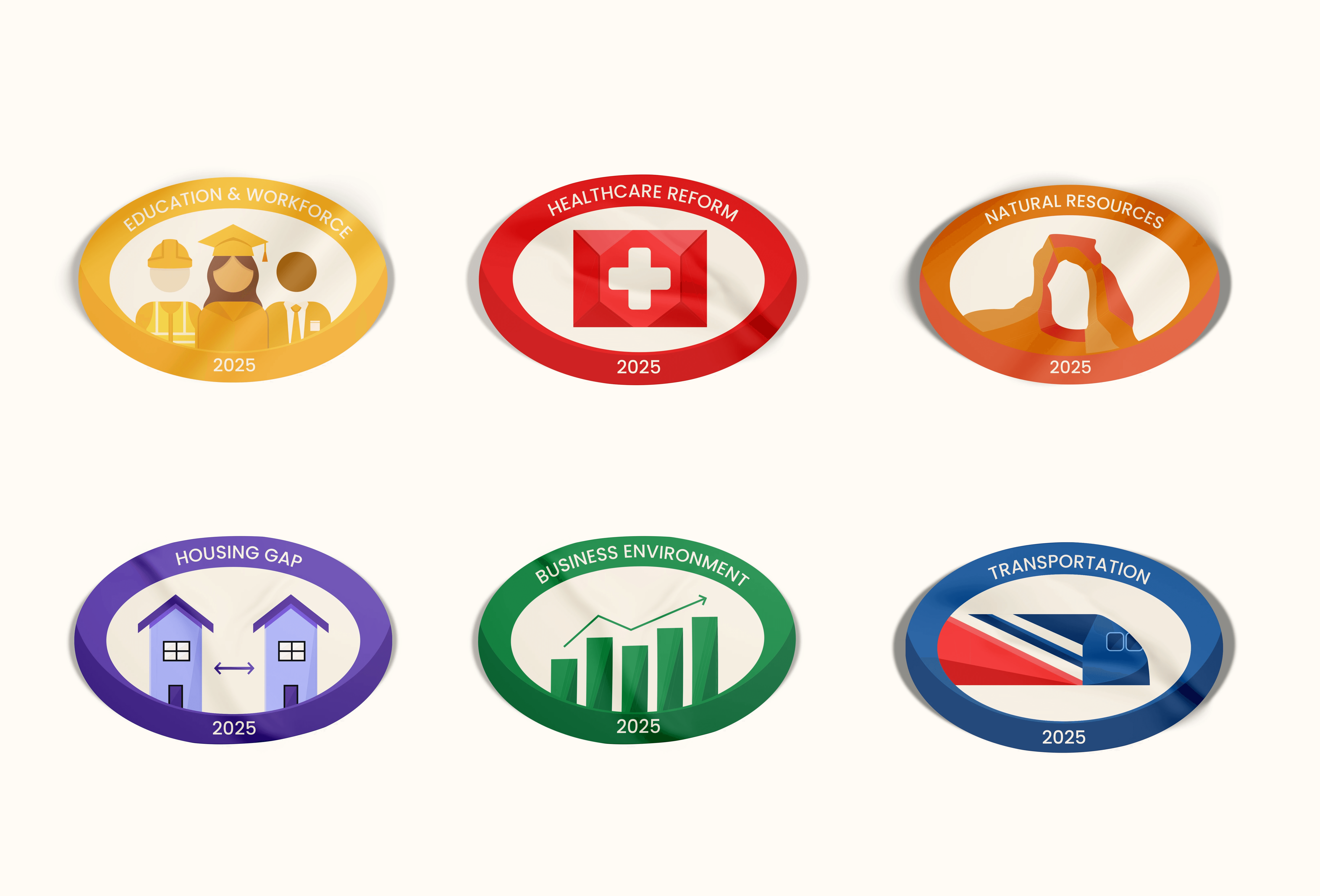 Value Initiatives -  education, healthcare, natural resources, housing, business, transport.