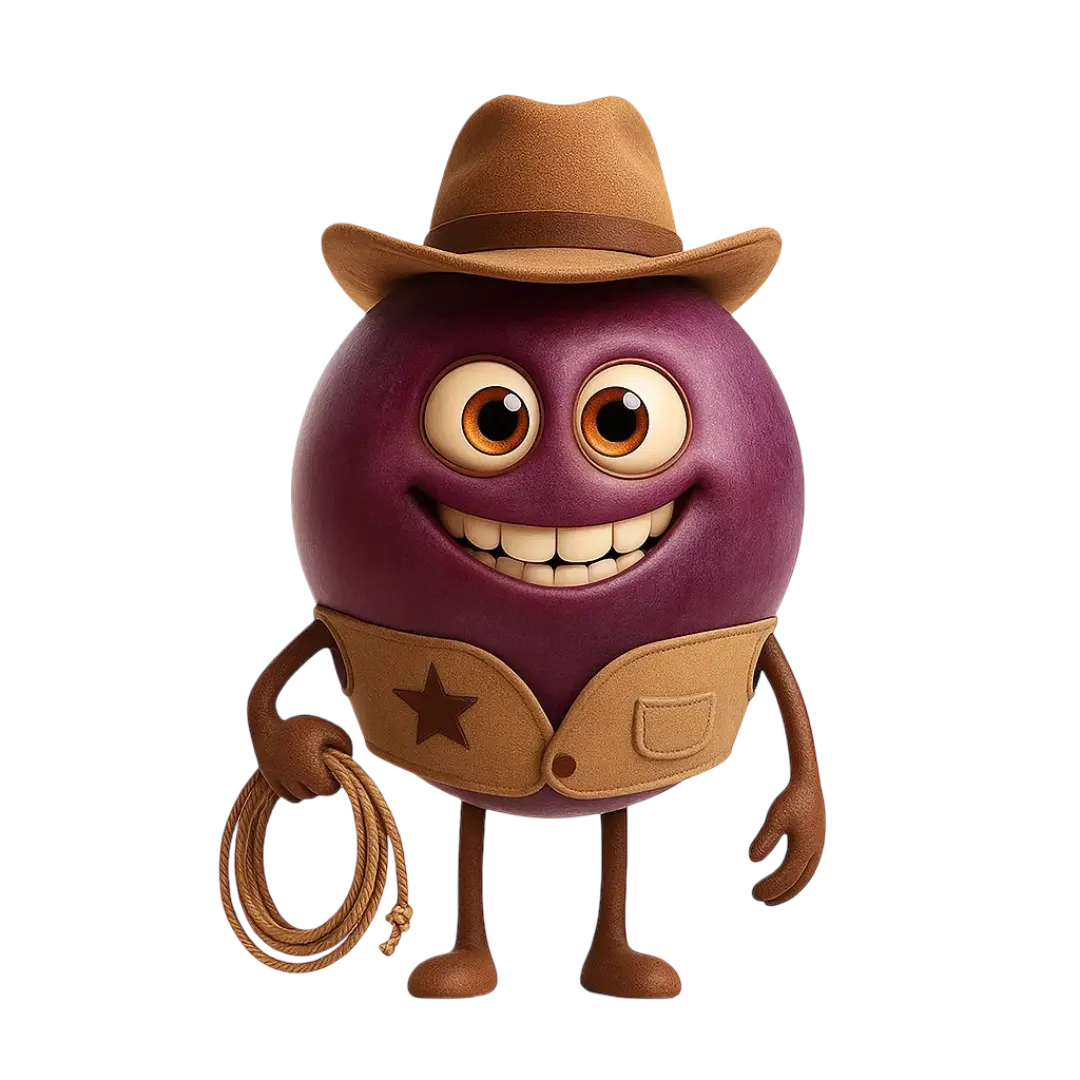 Zinfandel / Primitivo grape berry illustration for wine education.