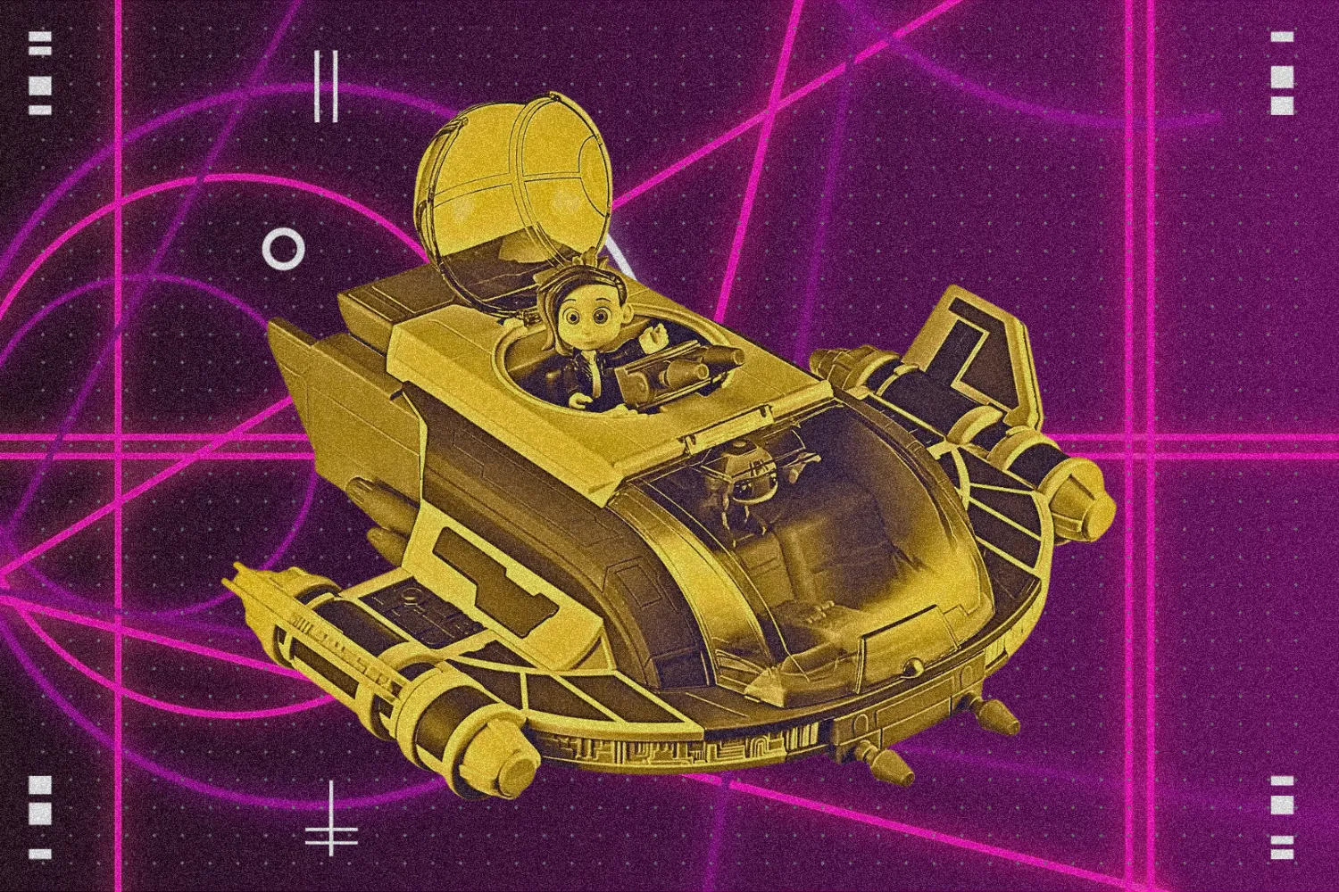 The 'Crimson Firehawk,' an example of the merchandise available from 'Star Wars: Young Jedi Adventures."