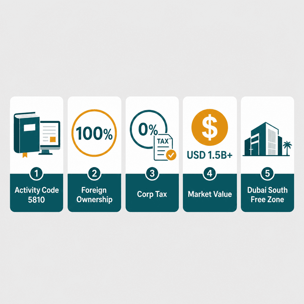 Infographic: How to Get a Books & Periodicals Publishing Business License in Dubai