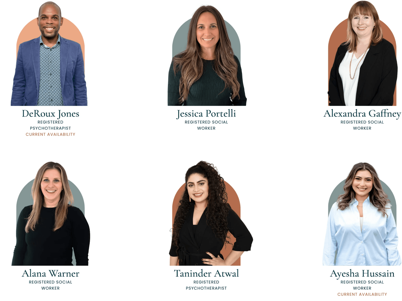 Images of shiftcollab's therapists