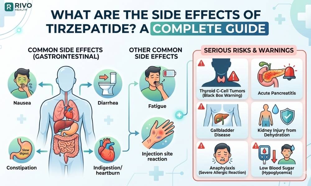 What are the side effects of Tirzepatide