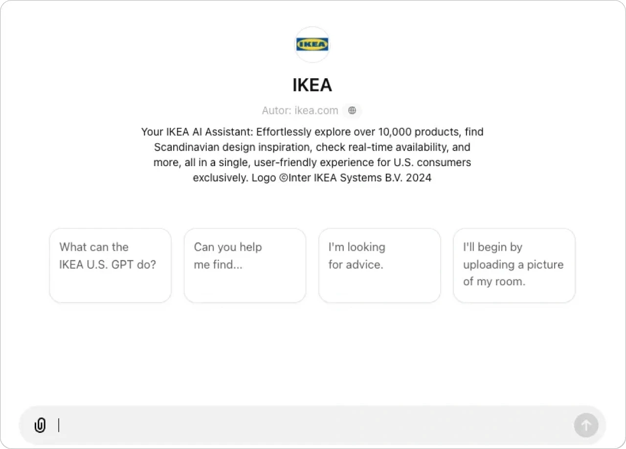 ChatGPT IKEA Assistant