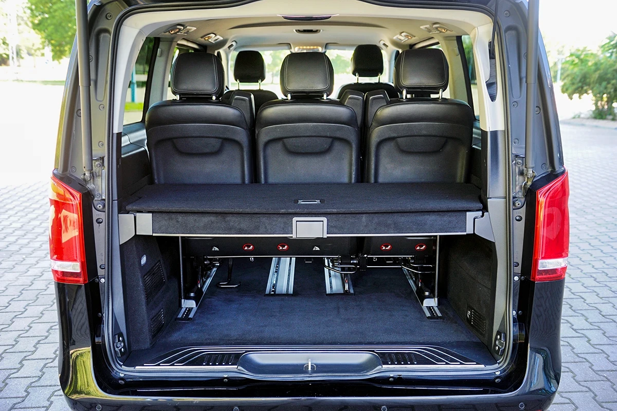 mercedes classe V coffre arriere