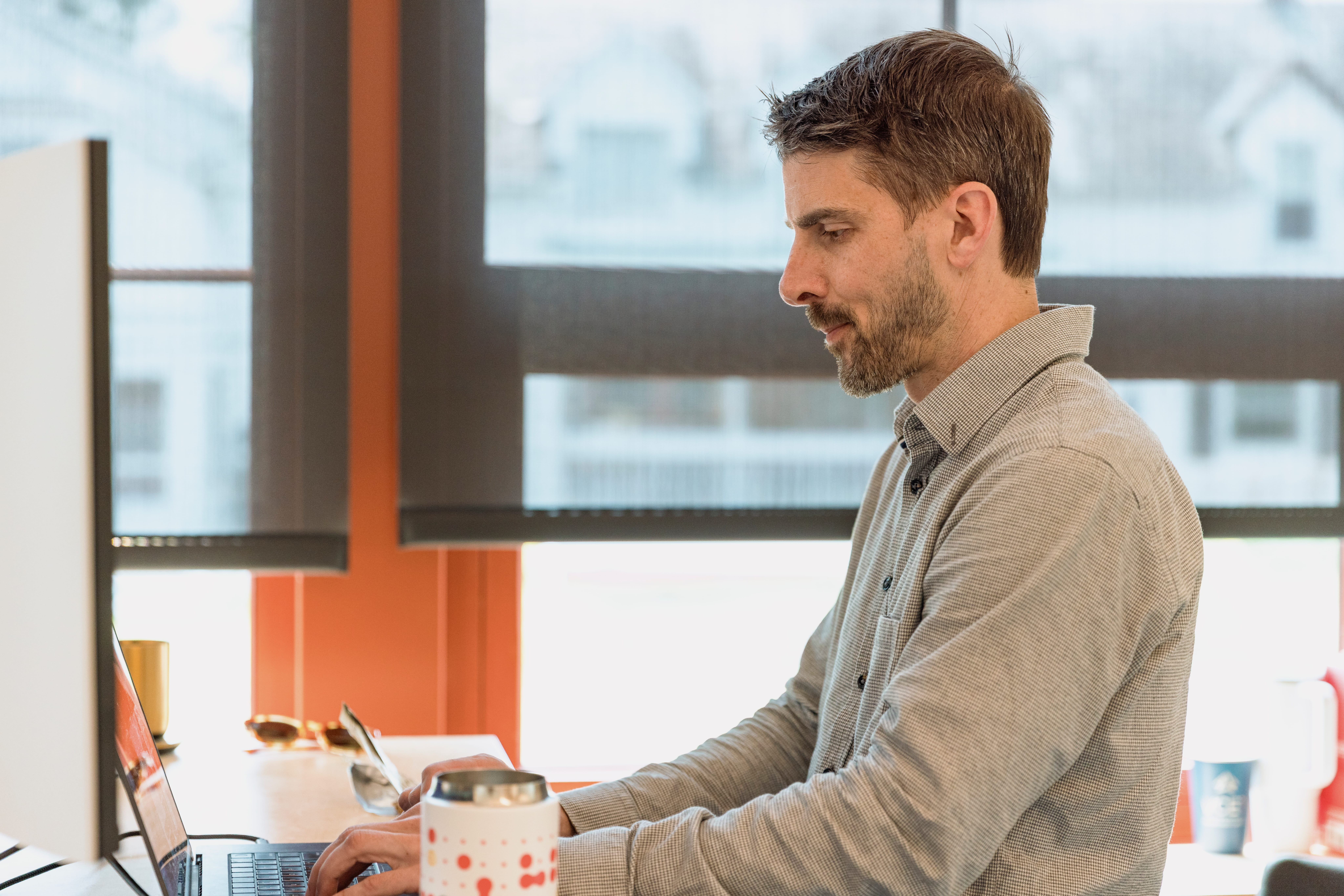 Man building AI agent orchestration for healthcare