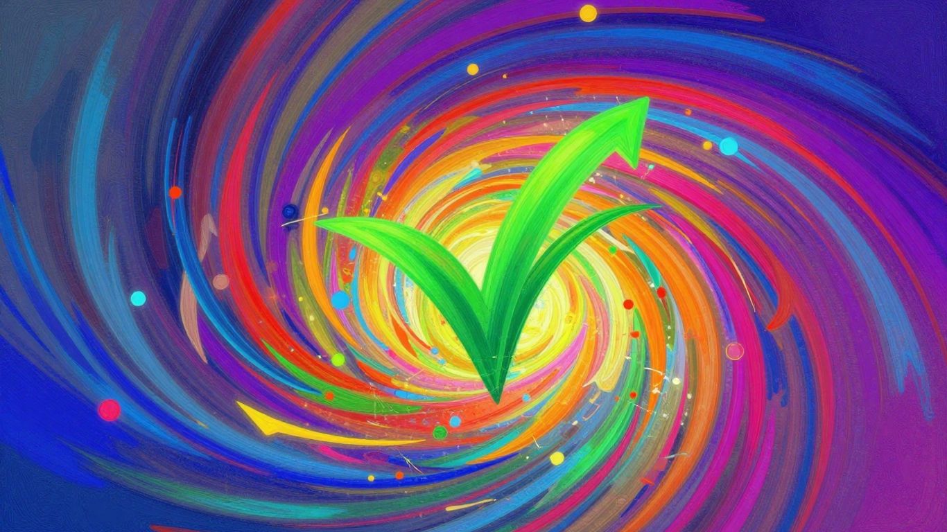 Abstract visual of upward movement and growth.