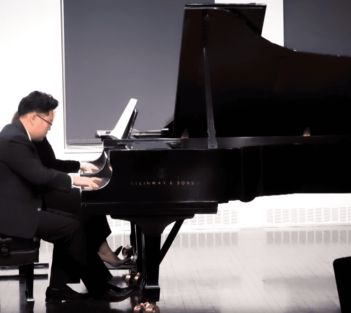 Meyer Nam playing piano