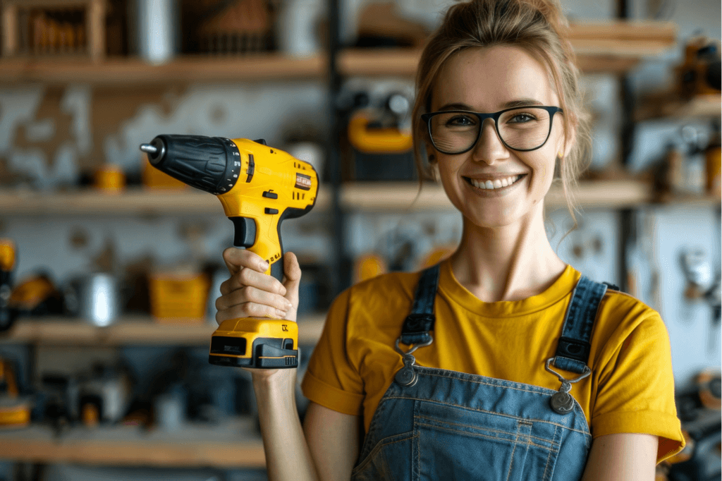 Female DIY entrepreneur