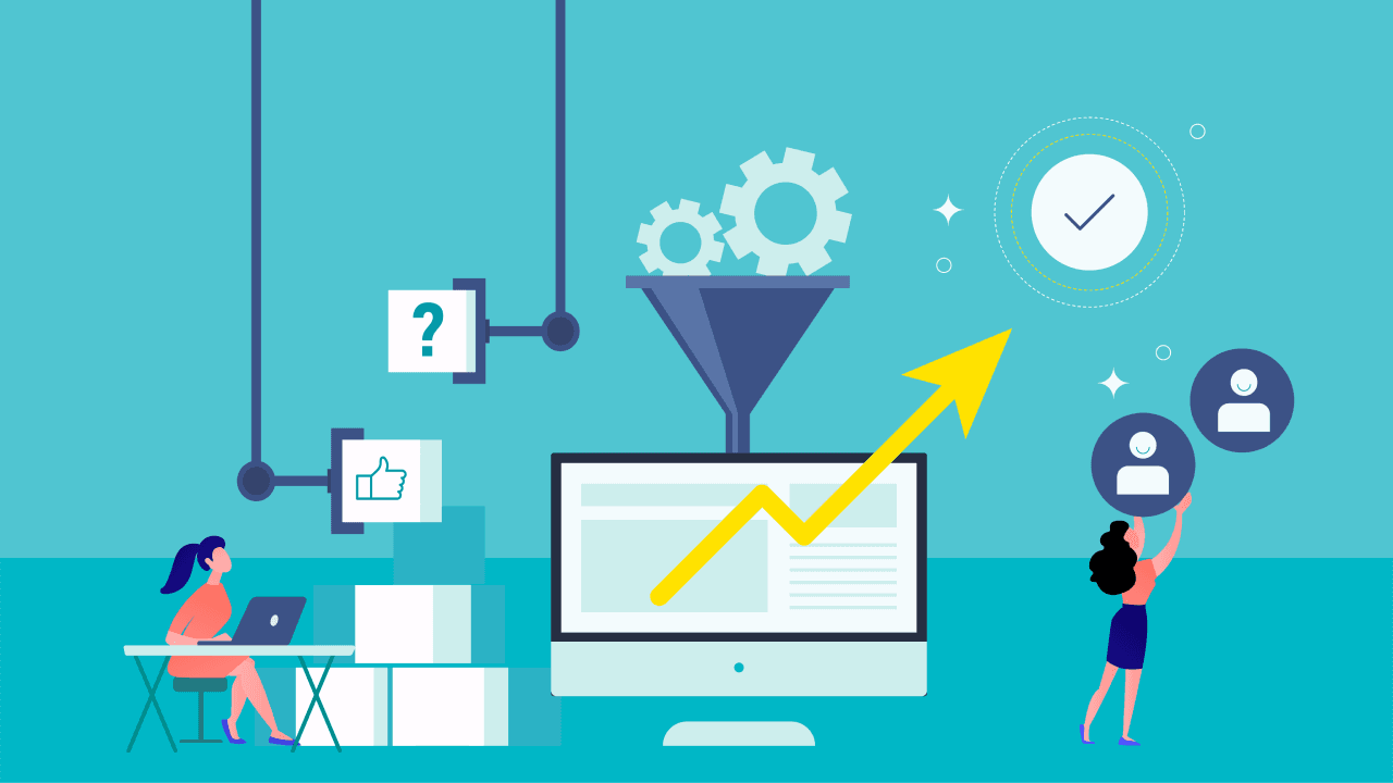 Segments of funnel objects and conditions That makes a Quiz Funnel “advanced”