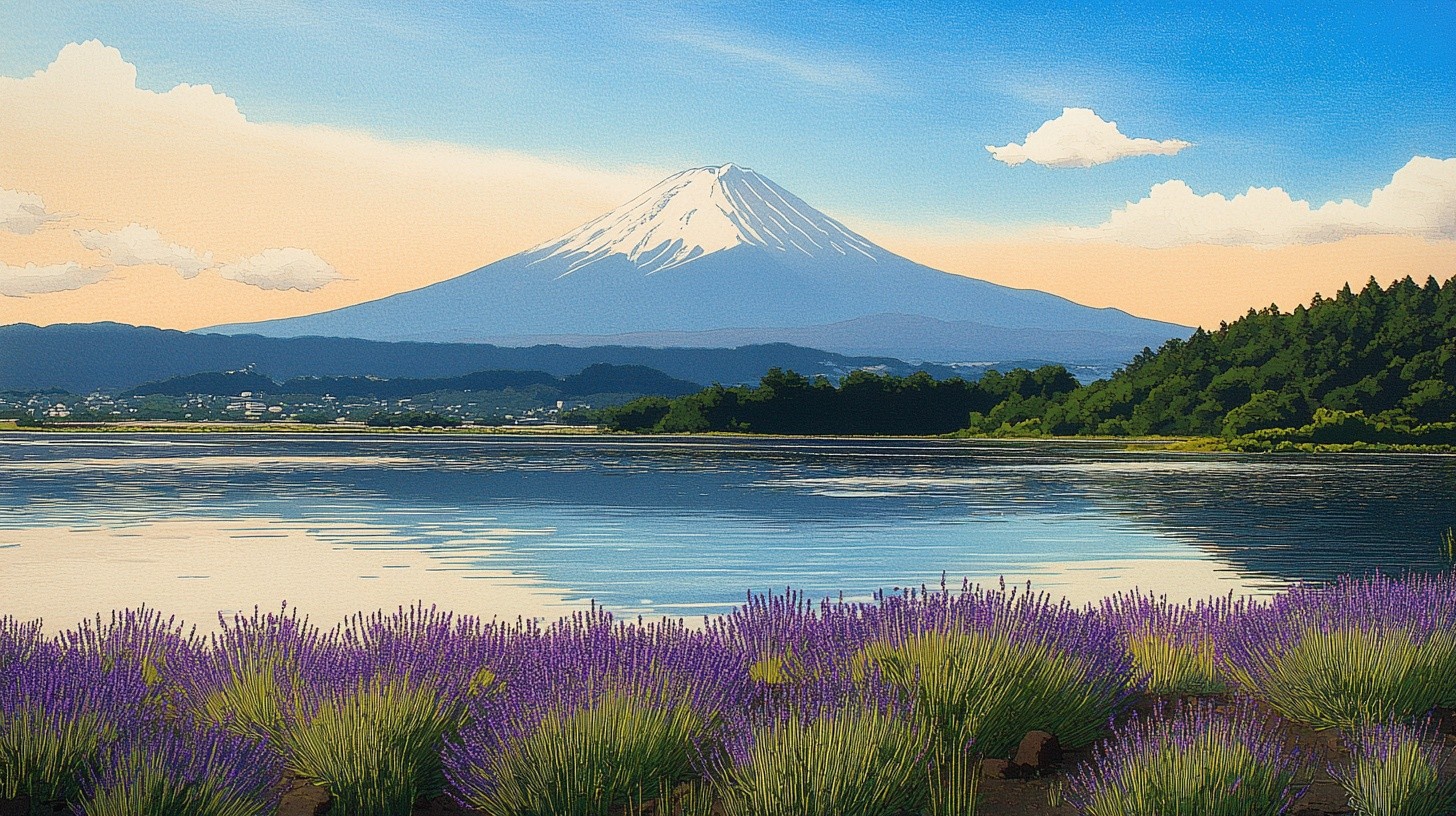 Fujiyama Photo Turned Print
